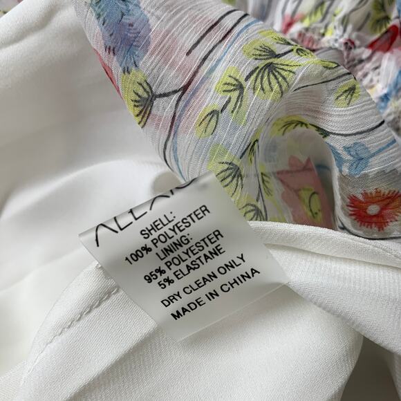 Alexis Floral Maxi Dress with Blue Accents - Picture 13 of 14